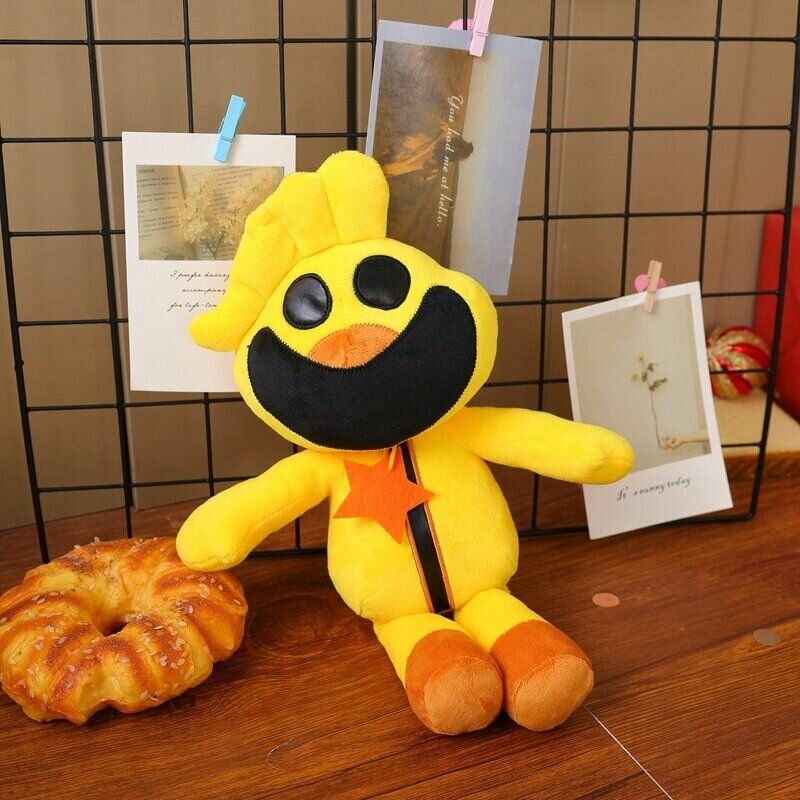 Мягкая плюшевая игрушка Poppy playtime Smiling Critters Kукла в качестве подарка для детей- 30см жёлтый