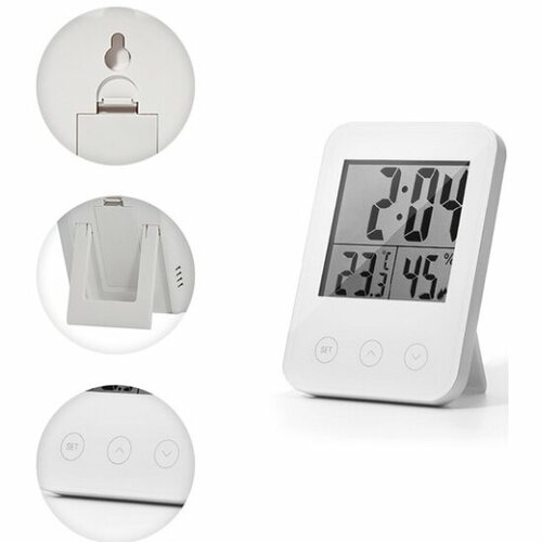 Сенсорный термогигрометр Halsa HLS-E-101 с часами и функцией будильника 114000₽