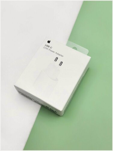 Изображение товара Сетевое зарядное устройство Apple USB-C Power Adapter 20W, белый (MHJE3ZM/A)