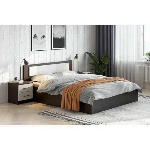 Кровать 160200 Виста венгеанкор светлый 16800₽