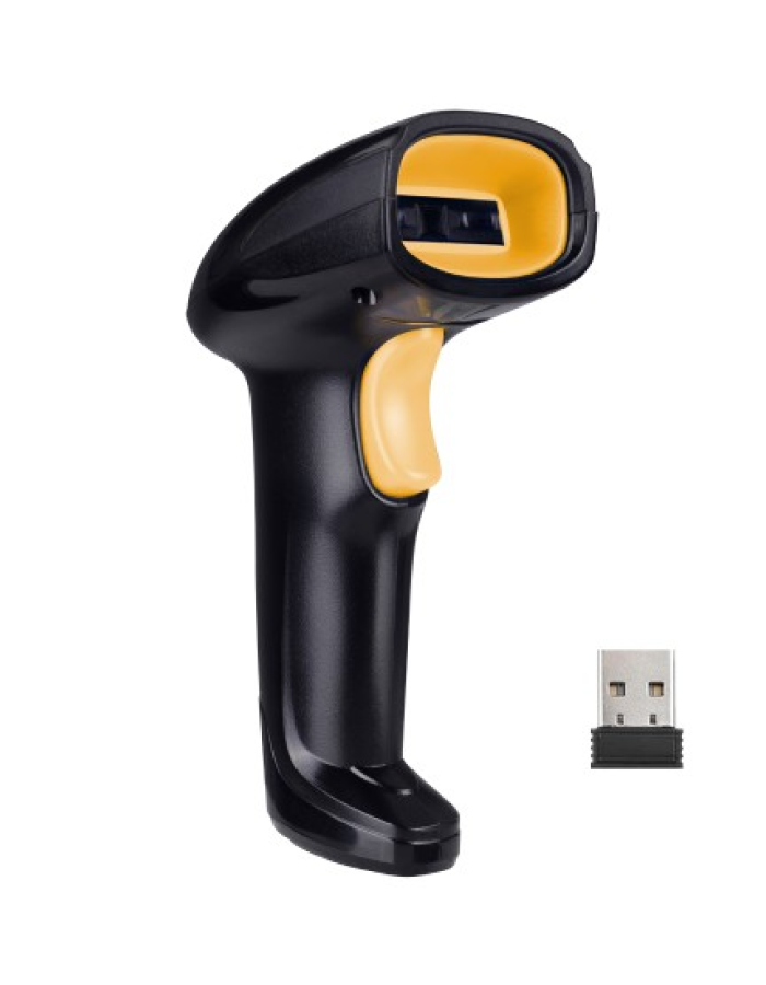 Беспроводной сканер штрих-кодов CARCAM 2D Wireless Barcode Scanner 1100DW Yellow