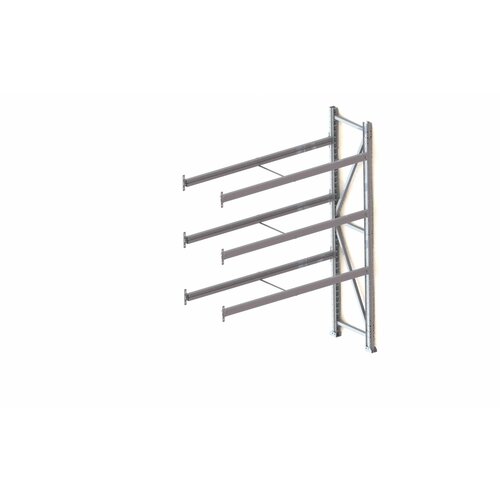 Доп. секция каркаса Л50 2000х500х1500 - 3 яруса (без полок)