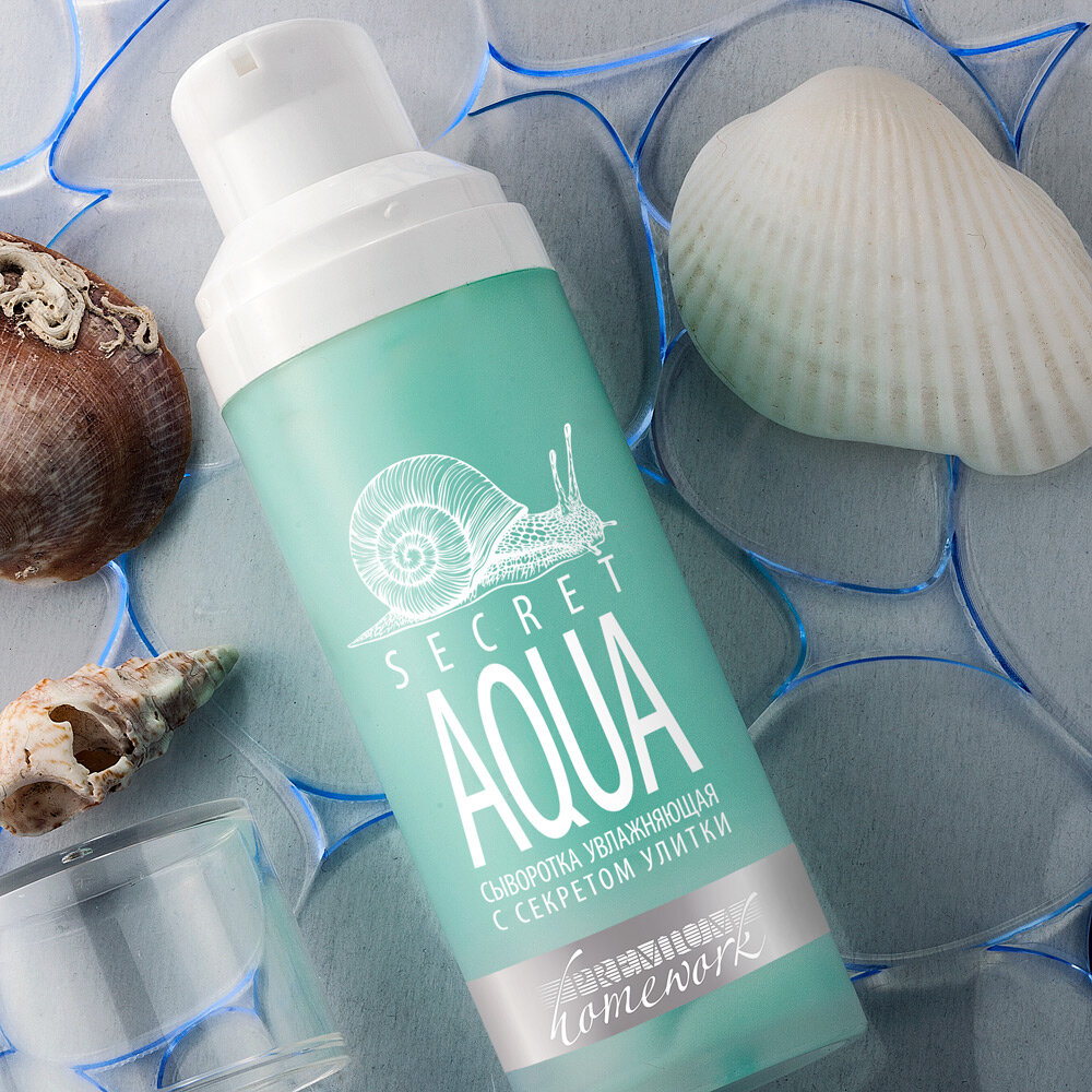 Сыворотка увлажняющая с секретом улитки Secret Aqua 30 мл