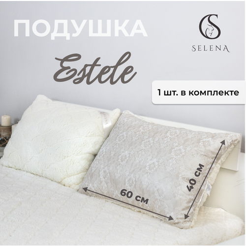 фото Декоративная подушка selena estele 40х60см, съемный чехол на молнии