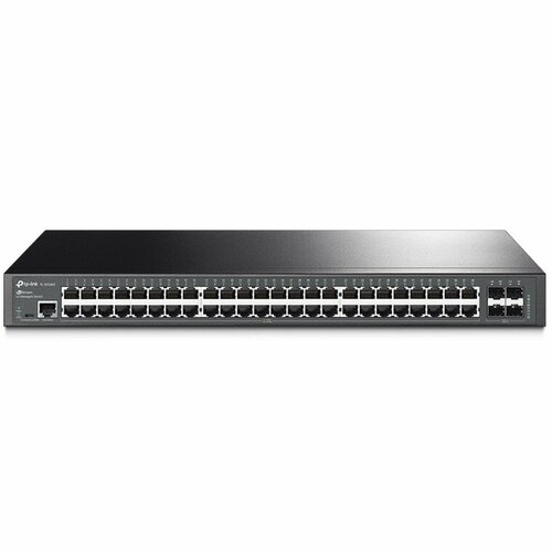TP-Link SMB Сетевое оборудование TP-Link SG3452 Управляемый коммутатор JetStream 2-го уровня с 48 гигабитными портами RJ45 и 4 портами SFP 62010₽