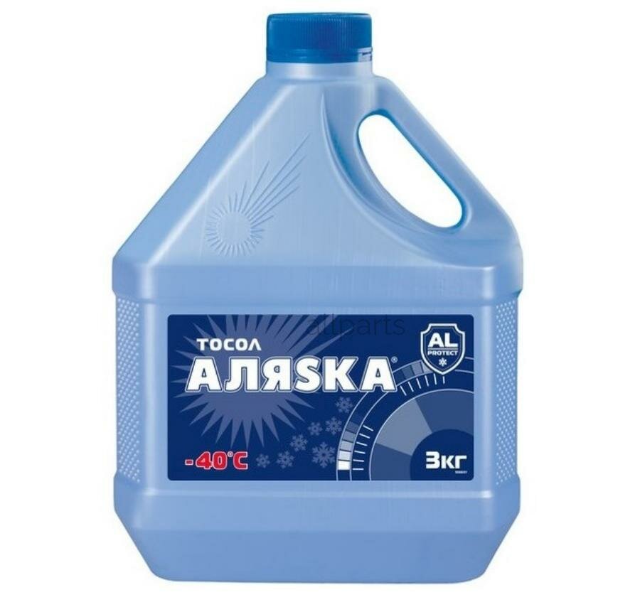 АЛЯSКА 5068 Тосол Аляска А-40 готовый -40C синий 3 кг 5068
