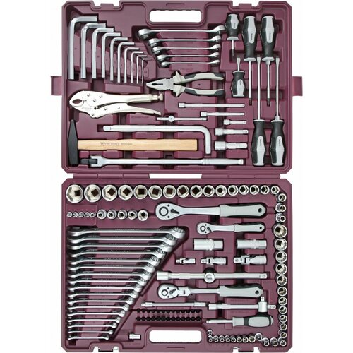 Набор инструмента универсальный 14 38 и 12DR 142 предмета Thorvik TS142 22825₽