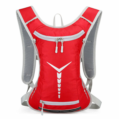 Сумка для велосипеда, 20-35 л, красная