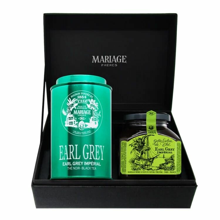 Подарочный набор Mariage Freres CONNAISSEUR EARL GREY чая и чайного желе