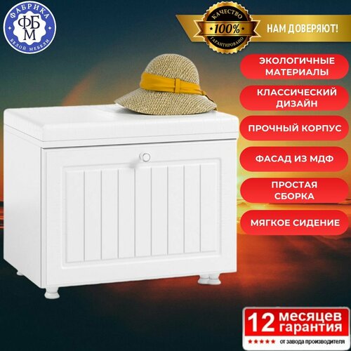 Тумба для хранения обуви (обувница) Монако 602х434х500