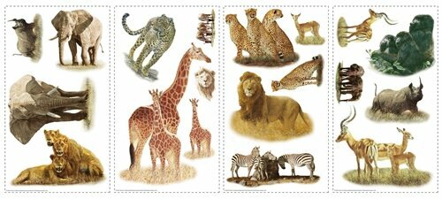 Наклейки RoomMates RMK1130SCS  4 листа 0 25х0 46 м 