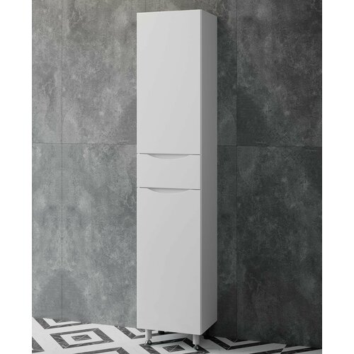 Шкаф, полка для ванной комнаты, пенал FAURAplus, палермо 40-1 напольный левый ящик