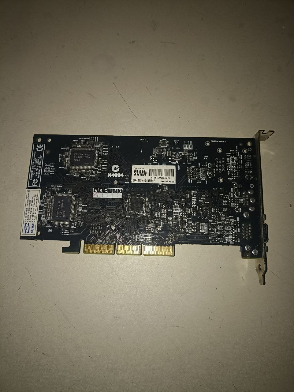 Видеокарта AGP SUMA Platinum GeForce4 MX440 64mb — фото 1