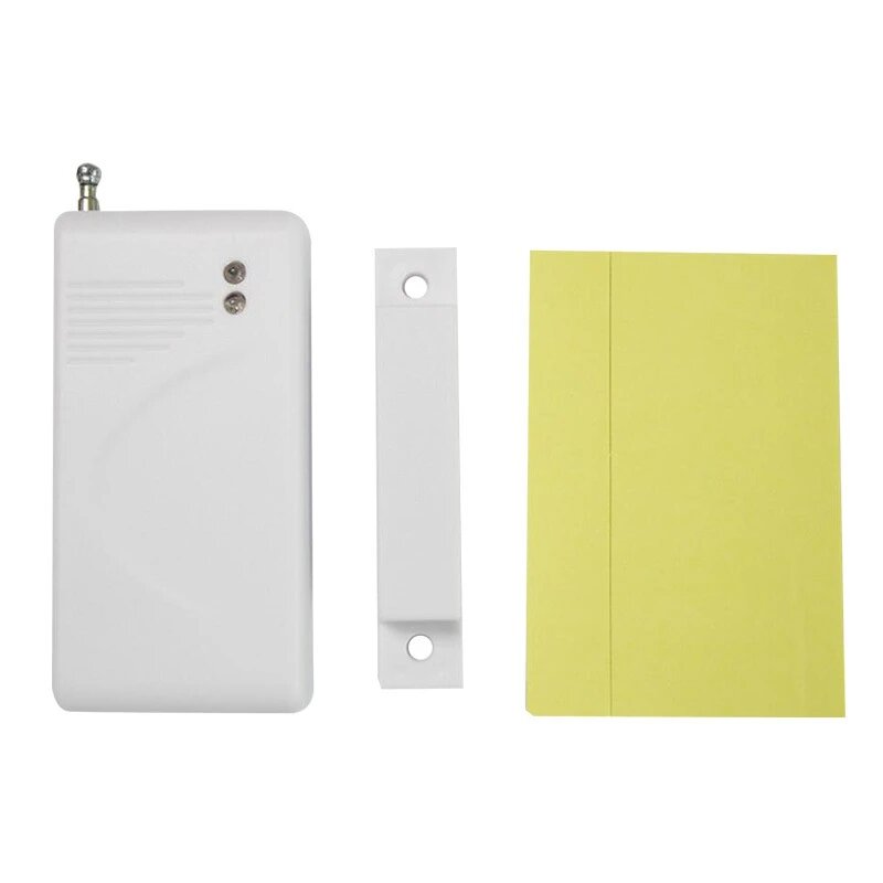 Беспроводной оконный дверной датчик 315 МГц с магнитным контактом детектор охранной сигнализации для дверей 2262 кодов GSM панель домашней сигнализации 315MHz 2262
