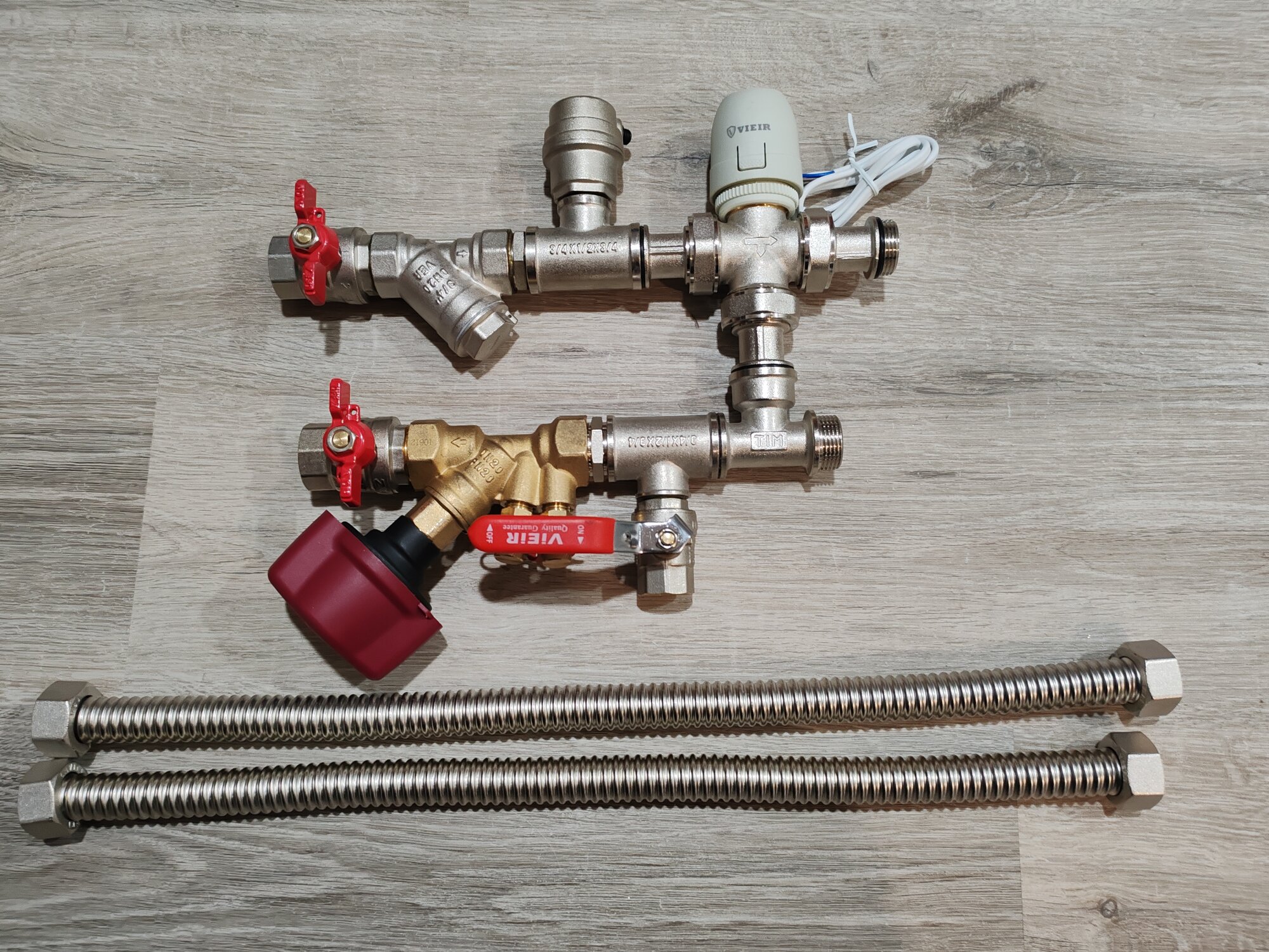 Смесительный узел для фанкойла ДУ 20