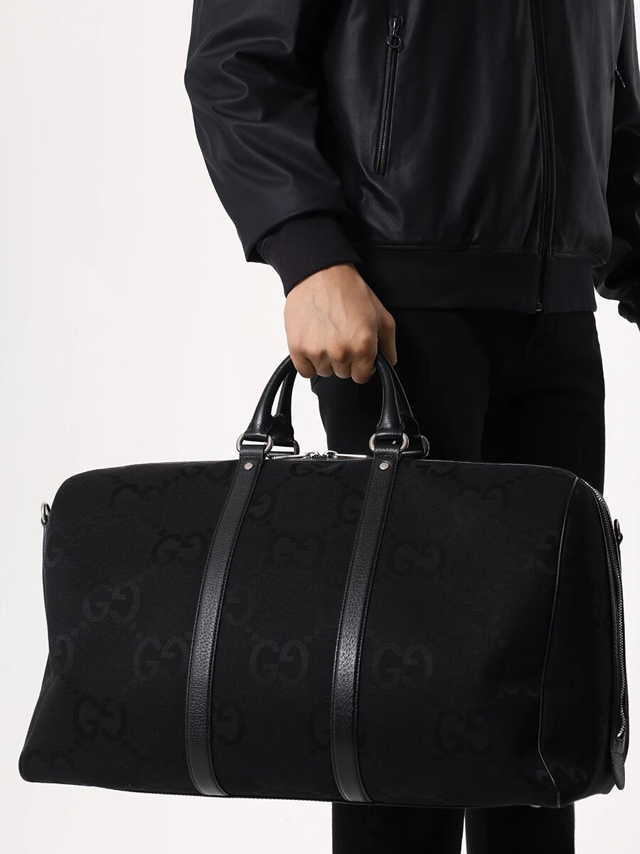 Сумка дорожная GUCCI, черный