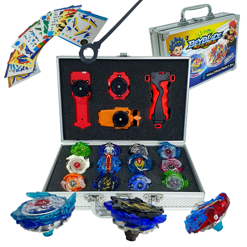 Игровой набор Бейблэйд с 12-ю волчками для детей от 5 до 14 лет 2929₽