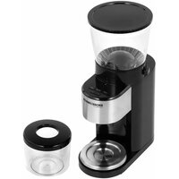 Кофемолка Rommelsbacher EKM 500, жернова, регулировка помола, черная, 400г