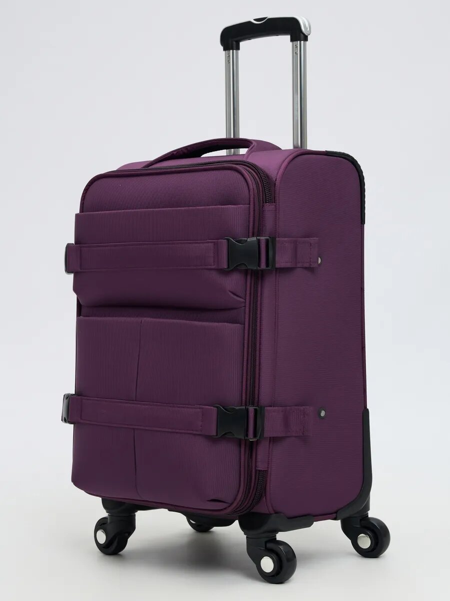 Чемодан Journey, 55 л, размер S, фиолетовый — фото 1