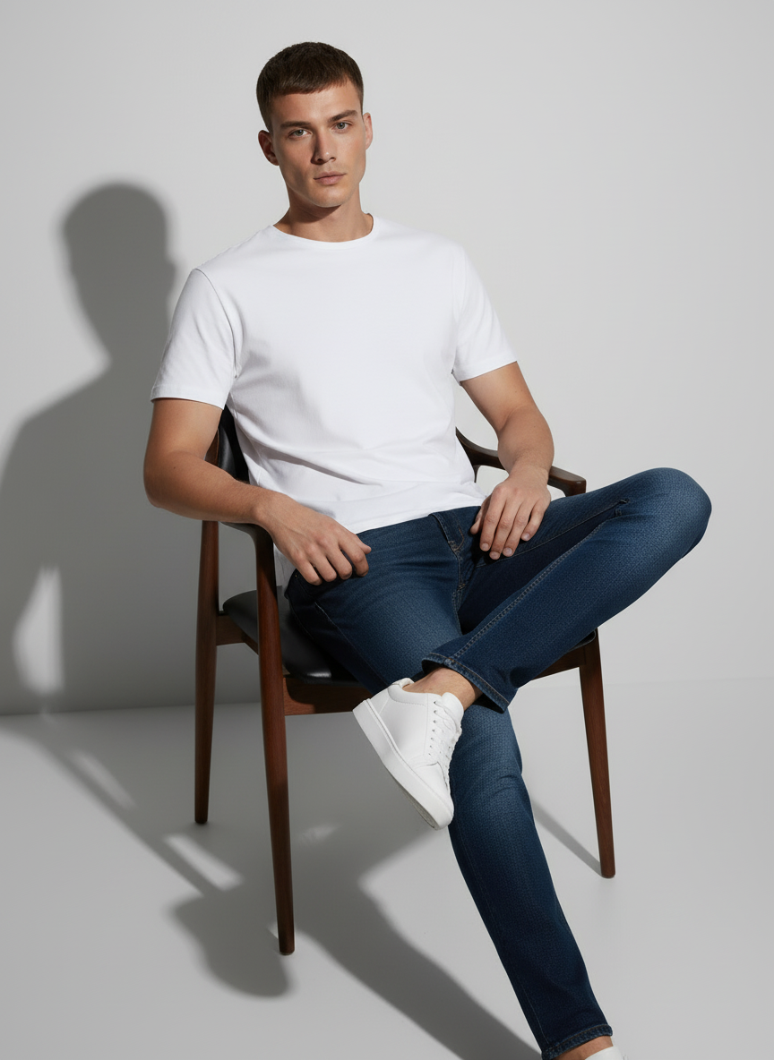 Футболка Uzcotton базовая облегченная, 1 шт., размер 52-54\XXL, белый — фото 1