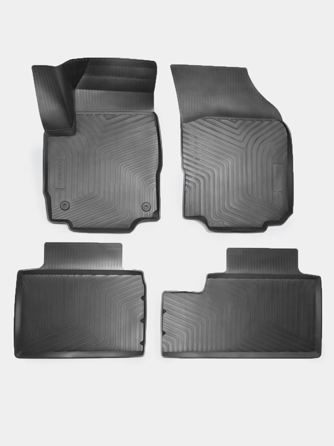 Коврики салона Poliplast Chevrolet Equinox MY22, для салона, с бортиками