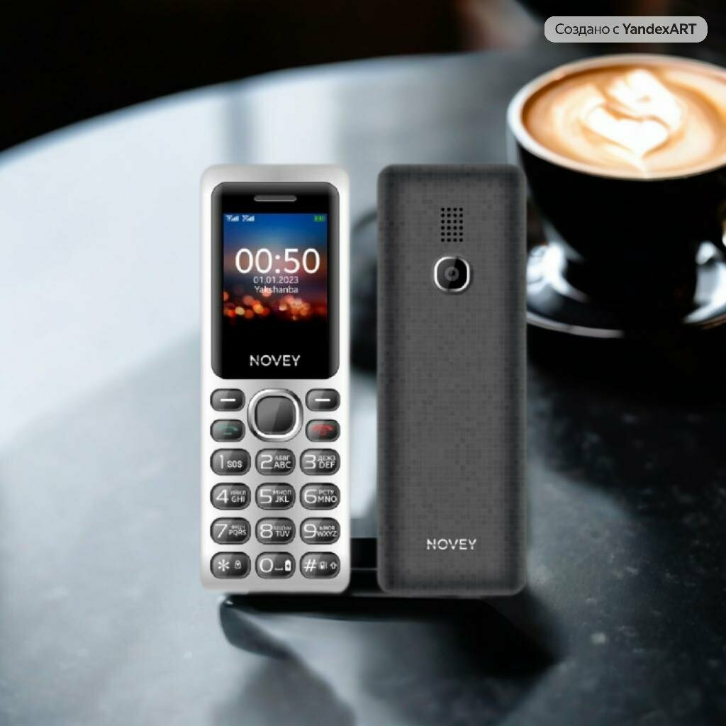 Мобильный телефон NOVEY M050 Gray, серый - кнопочный телефон