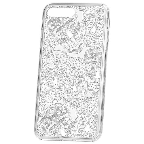 фото Чехол для телефона ip 7 plus kruche print skull white