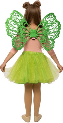 Детский карнавальный костюм Фея Винкс Флора (Набор для вечеринки)(рост от 104 до 122 см)