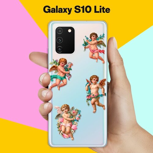 Силиконовый чехол Ангелочки на Samsung Galaxy S10 Lite