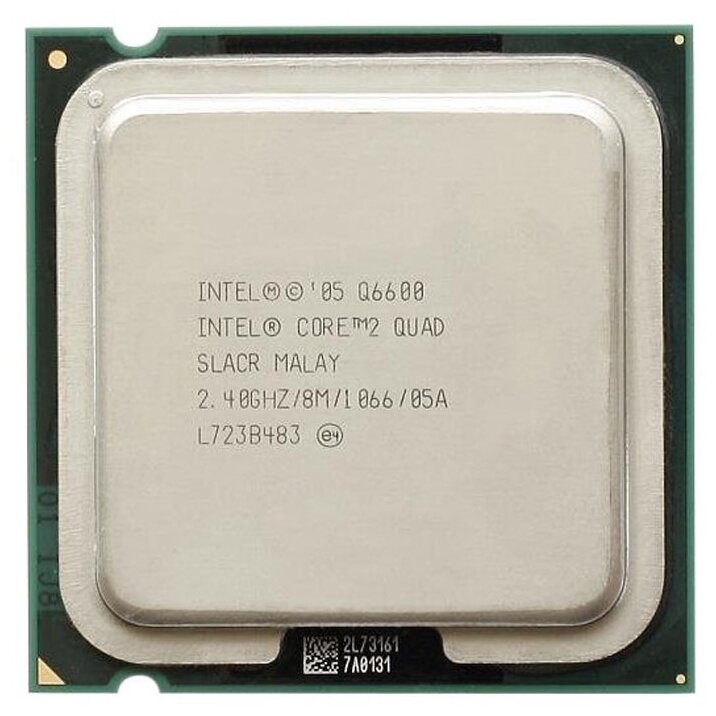 Процессор Intel Core 2 Duo Q6600 (2,4 ГГц, LGA 775, 8 Мб, 4 ядра) OEM