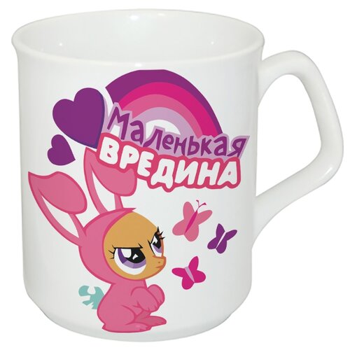 фото Детская кружка маленькая вредина, бабочки drabs