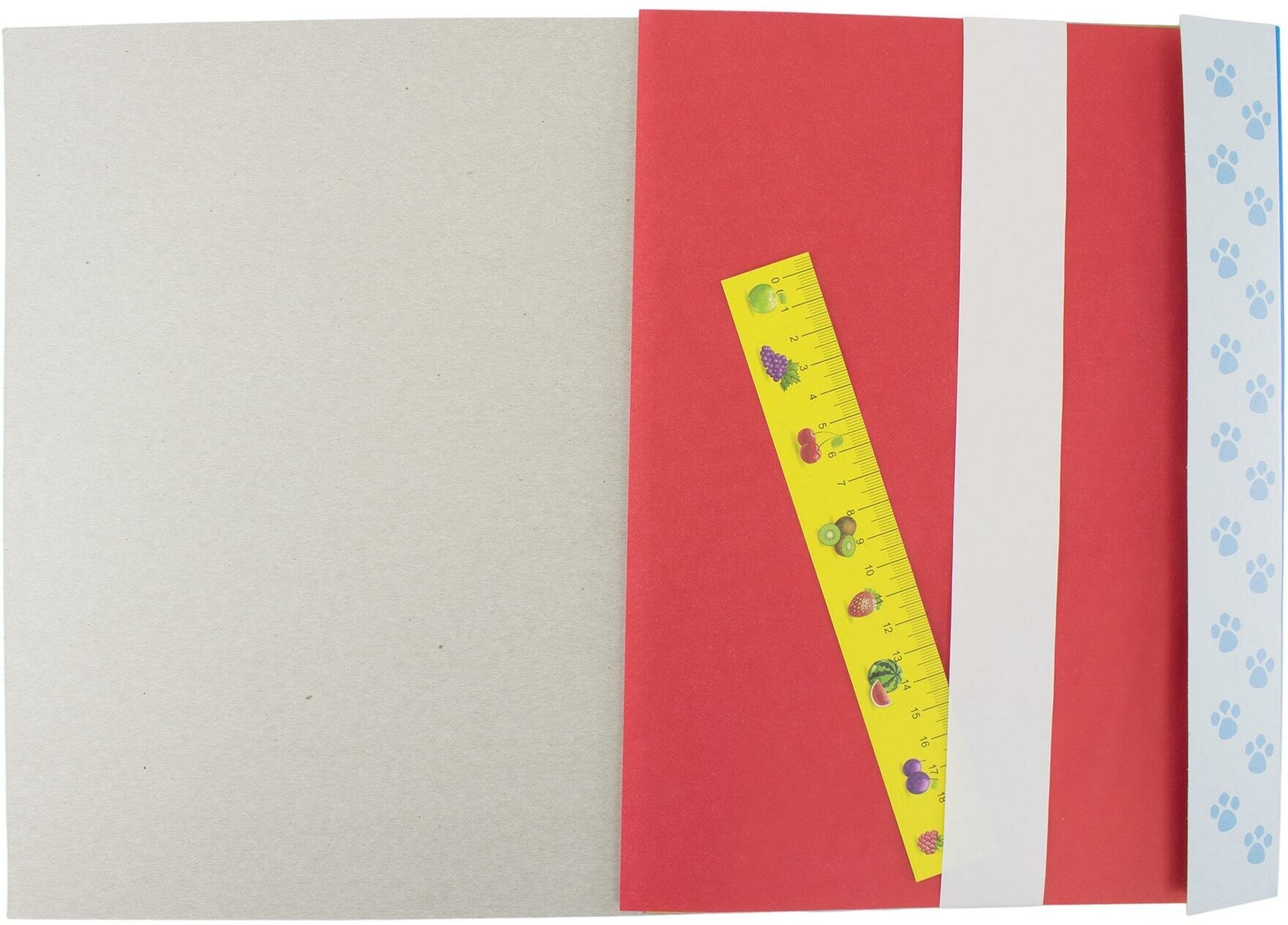 Лилия Холдинг Цветная бумага "Котик", А4, 16 листов, 8 цветов
