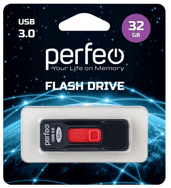 USB флешка Perfeo USB 3.0 32GB S05 Black