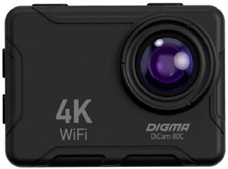 Экшн-камера Digma DC80C DiCam 80C черный