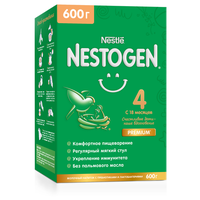 Смесь Nestogen (Nestlé) 4 с пребиотиками и лактобактериями, с 18 месяцев, 600 г