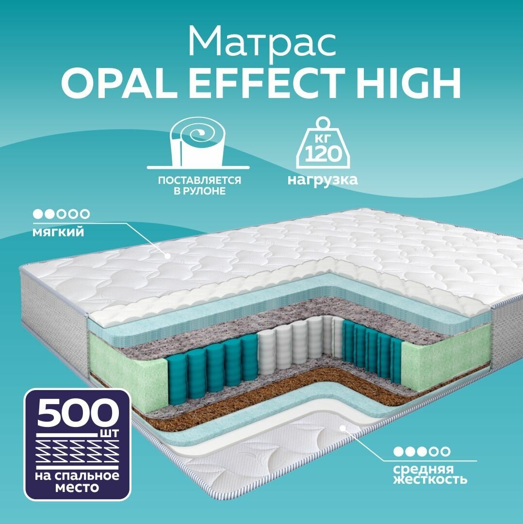 Матрас пружинный OPAL EFFECT High 140х200