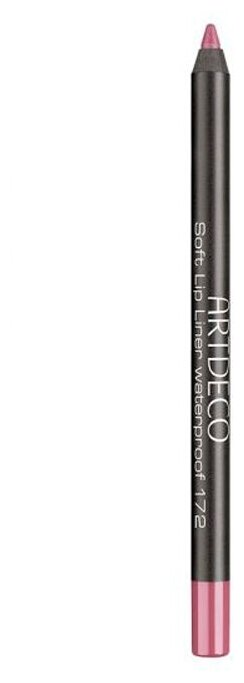 Карандаш для губ ARTDECO «SOFT LIP LINER WATERPROOF», водостойкий, тон 172, 1,2г