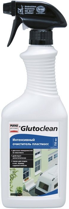 Пуфас Glutoclean N366 Интенсивный очиститель пластмасс (0,75л) Gl Kunststoff Reiniger