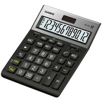 Калькулятор настольный Casio, черный, GR-120-W-EP
