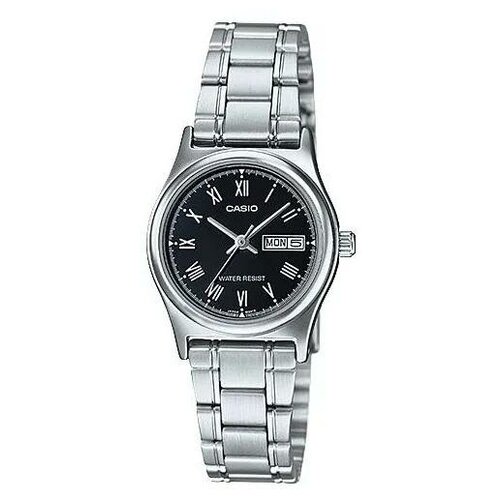 Наручные часы CASIO Collection, серебряный, черный casio collection ltp e157mrb 1b