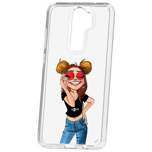 фото Чехол на xiaomi redmi note 8 pro kruche print smiling