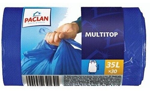 Мешки для мусора PACLAN Multi-Top, 35 л, 30 штук (403050/513641/402082/402080)