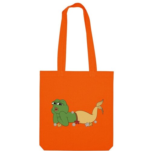 фото Сумка шоппер us basic, оранжевый