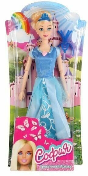 Кукла София, принцесса в голубом платье, 29см