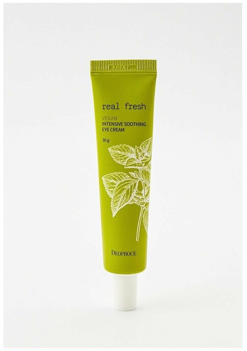 Интенсивный успокаивающий крем для глаз Deoproce Real Fresh Vegan Intensive Soothing Eye Cream