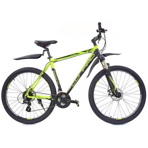 Велосипед 29 CONRAD HAGEN 3.0 MATT BLACK/GREEN велосипед 27 5 conrad messel 3 0 matt black green