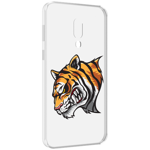 Чехол MyPads Тигр для Meizu 16 Plus / 16th Plus задняя-панель-накладка-бампер