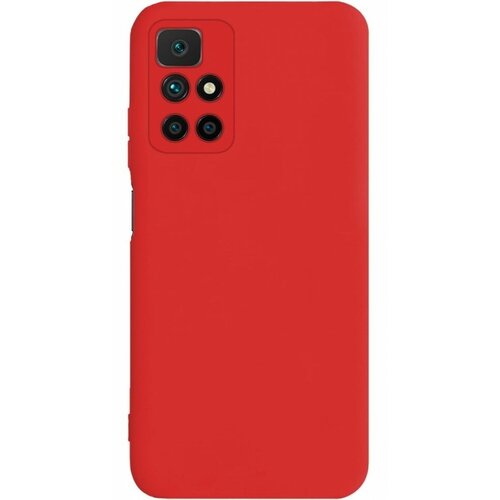 Накладка силиконовая Silicone Cover для Poco M4 Pro 5G / Xiaomi Note 11S 5G красная