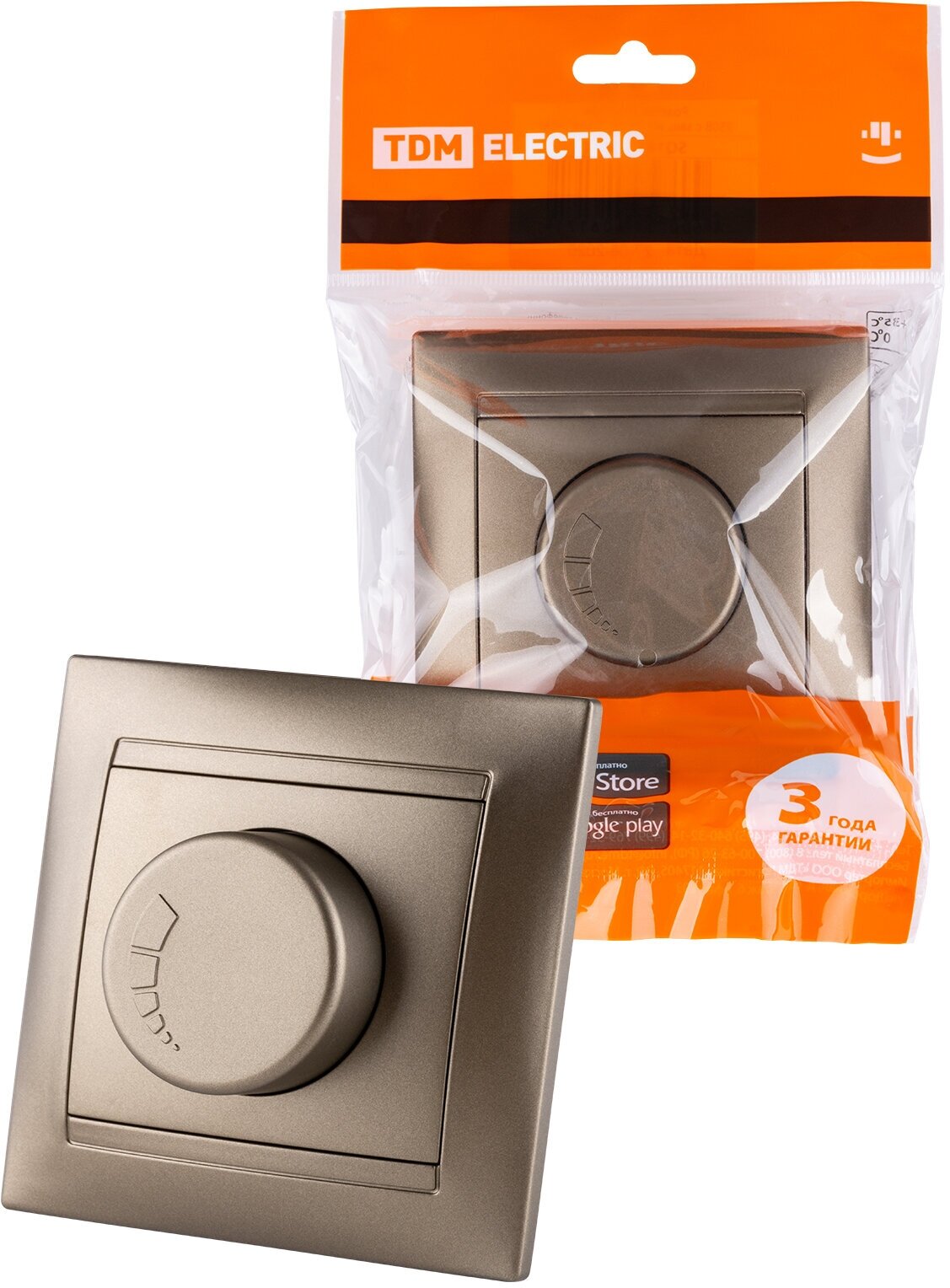 фото Светорегулятор RL 300 Вт бронза "Лама" TDM