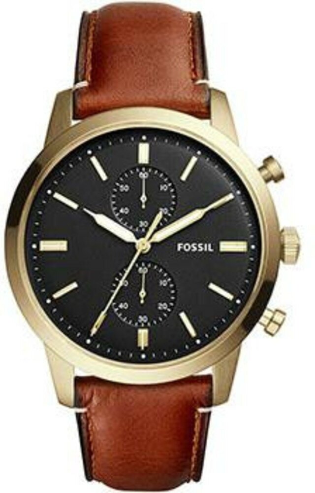 Наручные часы FOSSIL Townsman FS5338, золотой, черный